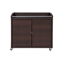 Load image into Gallery viewer, Veronica Brown Steel Patio Bar