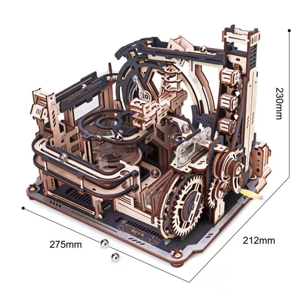 Vintage Mechanical Wooden Film Projector – 3D Puzzle Model Kit Projector