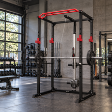 Load image into Gallery viewer, 1000 lb Multifunctional Power Cage Squat Rack with Weight Bench