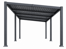 Load image into Gallery viewer, 10 x 20 FT Modern Aluminum Louvered Pergola with Sloped Roof