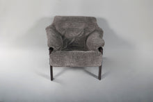 Load image into Gallery viewer, Chair &amp; Ottoman – Taye with Tiger Maple Arms
