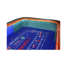Load image into Gallery viewer, 12-Foot Deluxe Casino Craps Table with Full Drink Rail
