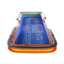 Load image into Gallery viewer, 12-Foot Deluxe Casino Craps Table with Full Drink Rail