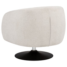 Load image into Gallery viewer, Dave Upholstered Barrel Back Swivel Club Chair – Beige