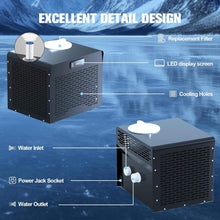Load image into Gallery viewer, 1/3 HP Foldable Cold Plunge Tub with Smart Water Chiller