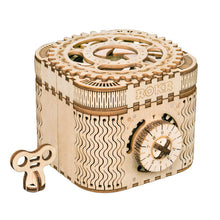 Load image into Gallery viewer, Vintage Mechanical Wooden Film Projector – 3D Puzzle Model Kit Projector