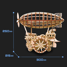Load image into Gallery viewer, Vintage Mechanical Wooden Film Projector – 3D Puzzle Model Kit Projector