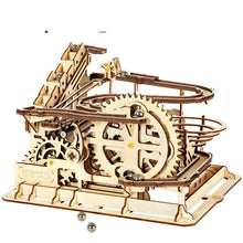 Load image into Gallery viewer, Vintage Mechanical Wooden Film Projector – 3D Puzzle Model Kit Projector