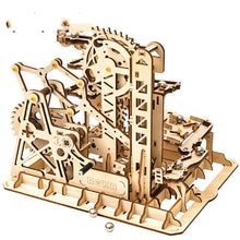 Load image into Gallery viewer, Vintage Mechanical Wooden Film Projector – 3D Puzzle Model Kit Projector