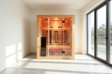 Load image into Gallery viewer, Blisspod I Venetian RED I All-In-One - Full Spectrum + Red Light Therapy I Indoor Premium Sauna I 3 Person