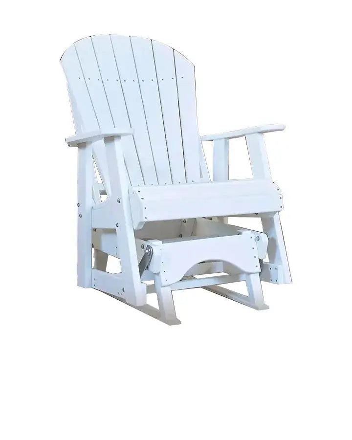 2′ Adirondack Straight Glider Chair – Amish Poly Outdoor Patio Glider