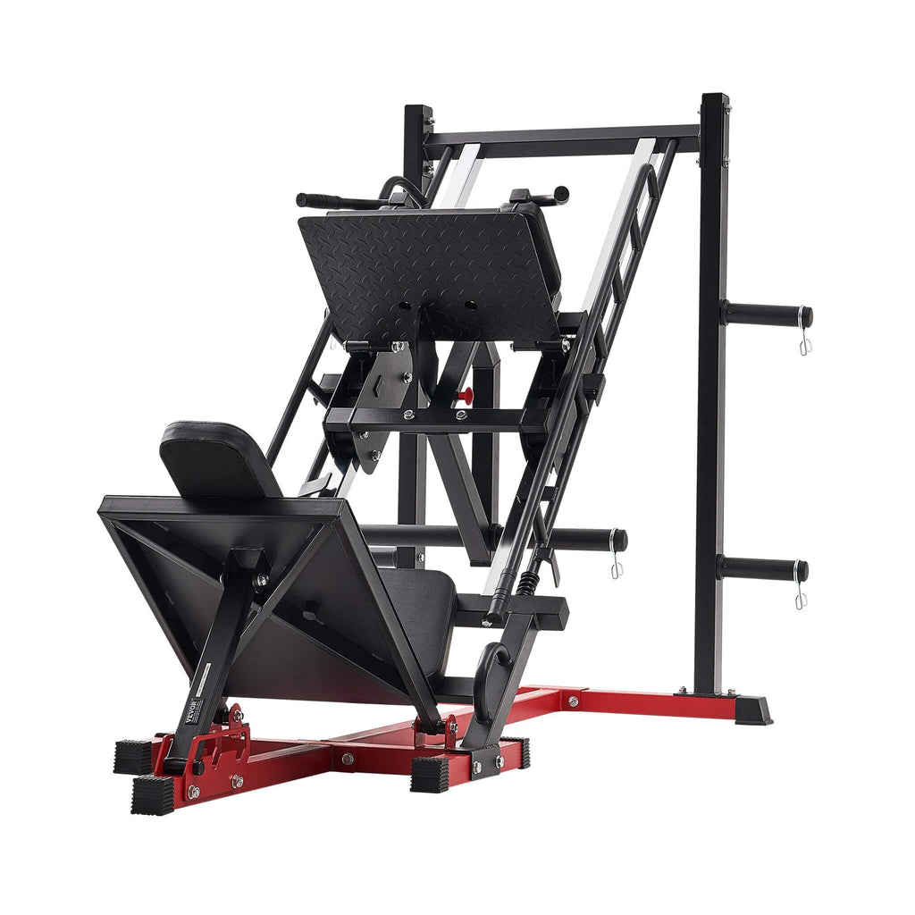 2000 lb Adjustable Leg Press & Hack Squat Machine for Home Gym