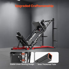 Load image into Gallery viewer, 2000 lb Adjustable Leg Press &amp; Hack Squat Machine for Home Gym