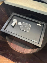 Load image into Gallery viewer, Luxury Whiskey &amp; Wine Barrel Captain Chair with Hidden Safe (October Pre-Order)
