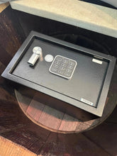 Load image into Gallery viewer, Luxury Whiskey &amp; Wine Barrel Captain Chair with Hidden Safe (October Pre-Order)