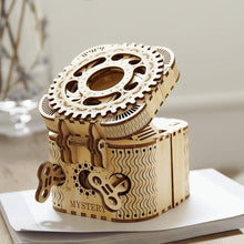 Load image into Gallery viewer, Vintage Mechanical Wooden Film Projector – 3D Puzzle Model Kit Projector