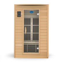 Load image into Gallery viewer, 2-Person Carbon Infrared Sauna - Canadian Hemlock Wooden Sauna - 1700 Watts - Premium Audio