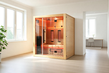 Load image into Gallery viewer, Blisspod I Venetian RED I All-In-One - Full Spectrum + Red Light Therapy I Indoor Premium Sauna I 3 Person