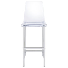 Load image into Gallery viewer, Juelia Clear Acrylic &amp; Chrome Bar Chairs – Set of 2
