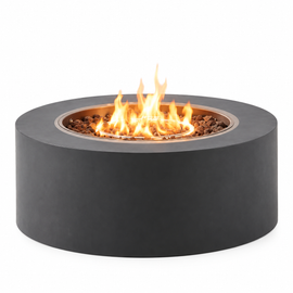 32” Round 40K BTU Iron Propane Fire Pit