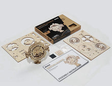 Load image into Gallery viewer, Vintage Mechanical Wooden Film Projector – 3D Puzzle Model Kit Projector
