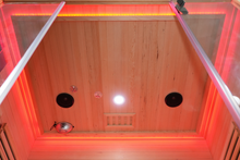Load image into Gallery viewer, Blisspod I Venetian RED I All-In-One - Full Spectrum + Red Light Therapy I Indoor Premium Sauna I 3 Person
