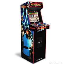 Load image into Gallery viewer, Mortal Kombat II Deluxe Arcade Game with 5-Foot-Tall Full-Size Stand-Up Cabinet, Black