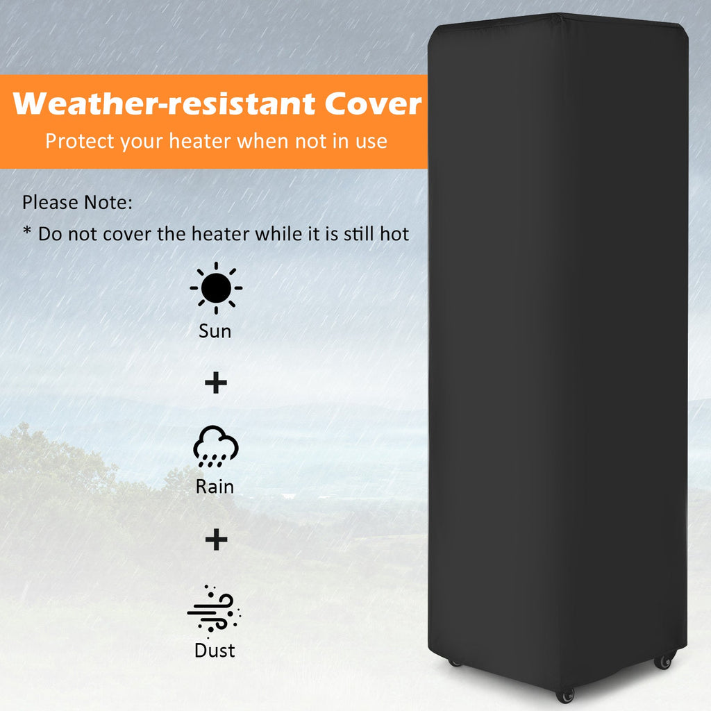 Propane Patio Heater with Metal Hood