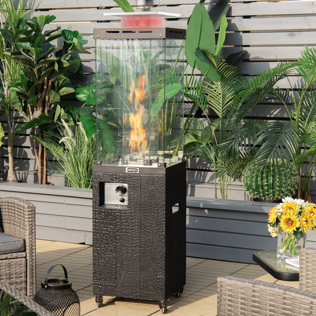 Propane Patio Heater with Metal Hood