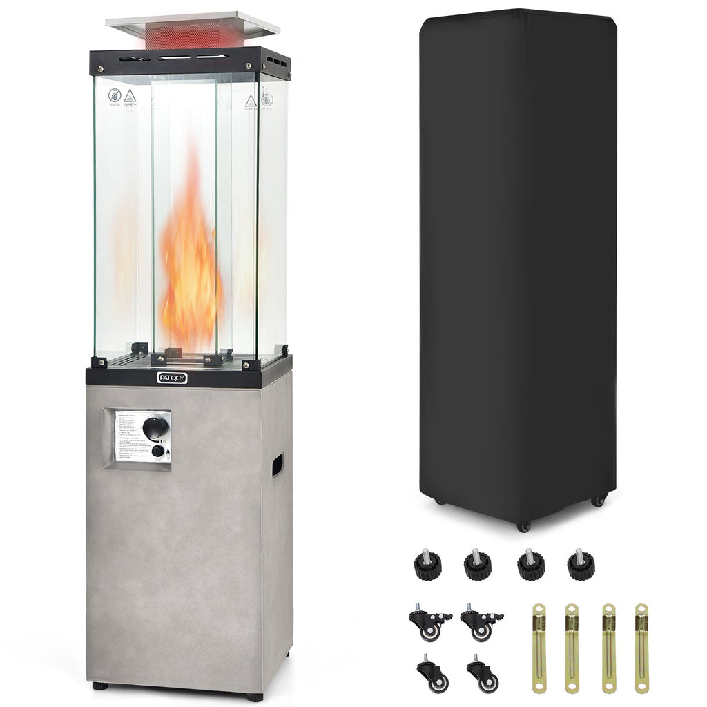 Propane Patio Heater with Metal Hood