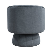 Load image into Gallery viewer, Dark Gray Velvet Swivel Barrel Chair – Luxury Modern 360° Accent Chair