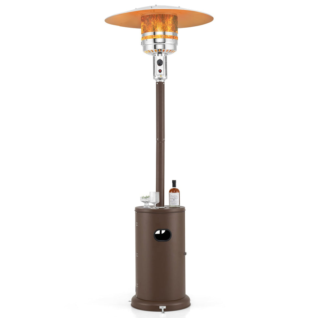 Luxury Outdoor Patio Heater with Table – 50,000 BTU Propane ManCave Patio Heater