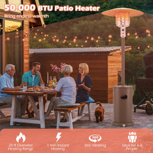 Load image into Gallery viewer, Luxury Outdoor Patio Heater with Table – 50,000 BTU Propane ManCave Patio Heater