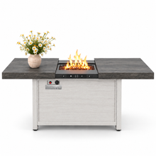 Load image into Gallery viewer, 50K BTU Extendable Aluminum Outdoor Fire Pit Table