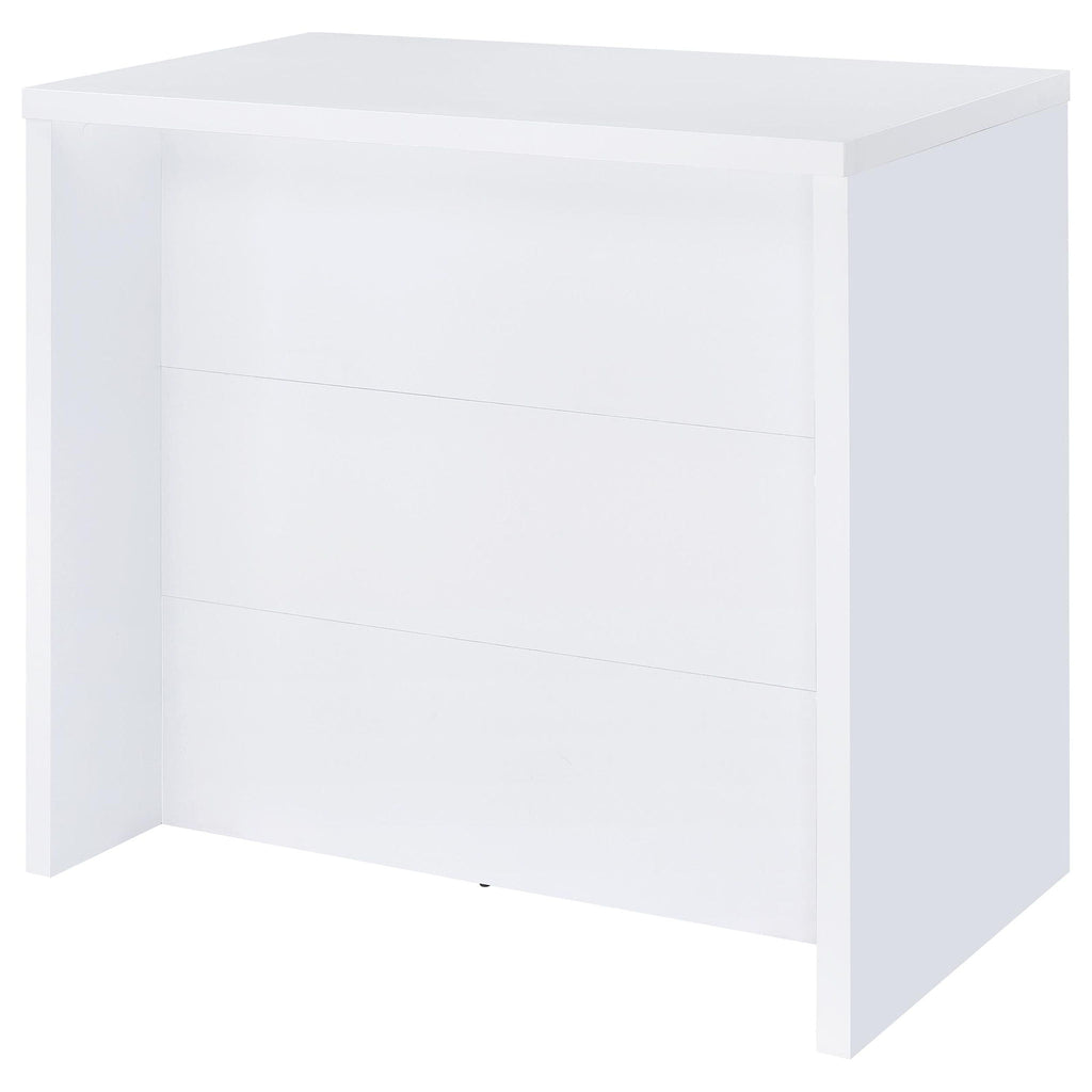 Topanga Engineered Wood Freestanding Home Bar – White