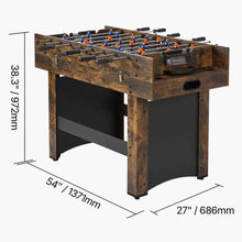 Load image into Gallery viewer, 54-Inch 3-in-1 Game Table – Air Hockey, Foosball &amp; Ping Pong