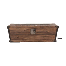 Load image into Gallery viewer, 56" Rectangular Wood-Grain Propane Fire Pit – 50,000 BTU