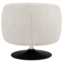 Load image into Gallery viewer, Dave Upholstered Barrel Back Swivel Club Chair – Beige