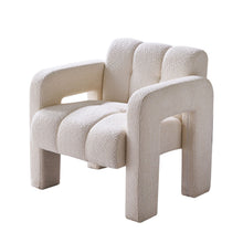 Load image into Gallery viewer, Luxury Bouclé Accent Chair | Modern ManCave Lounge Seating