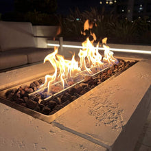 Load image into Gallery viewer, 71” Outdoor 60,000 BTU Fire Pit Table with Wind Guard
