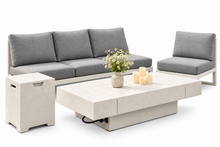 Load image into Gallery viewer, 71” Outdoor 60,000 BTU Fire Pit Table with Wind Guard
