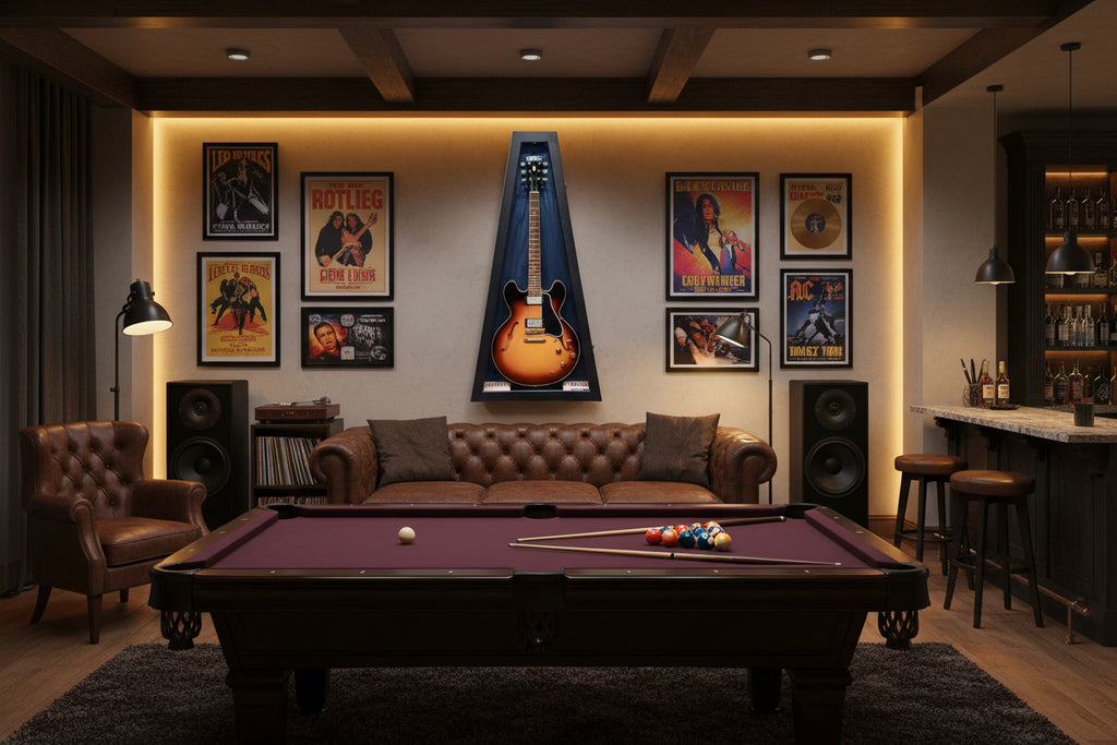 Wall-Mounted Guitar Humidor Display Case | ClimaCase
