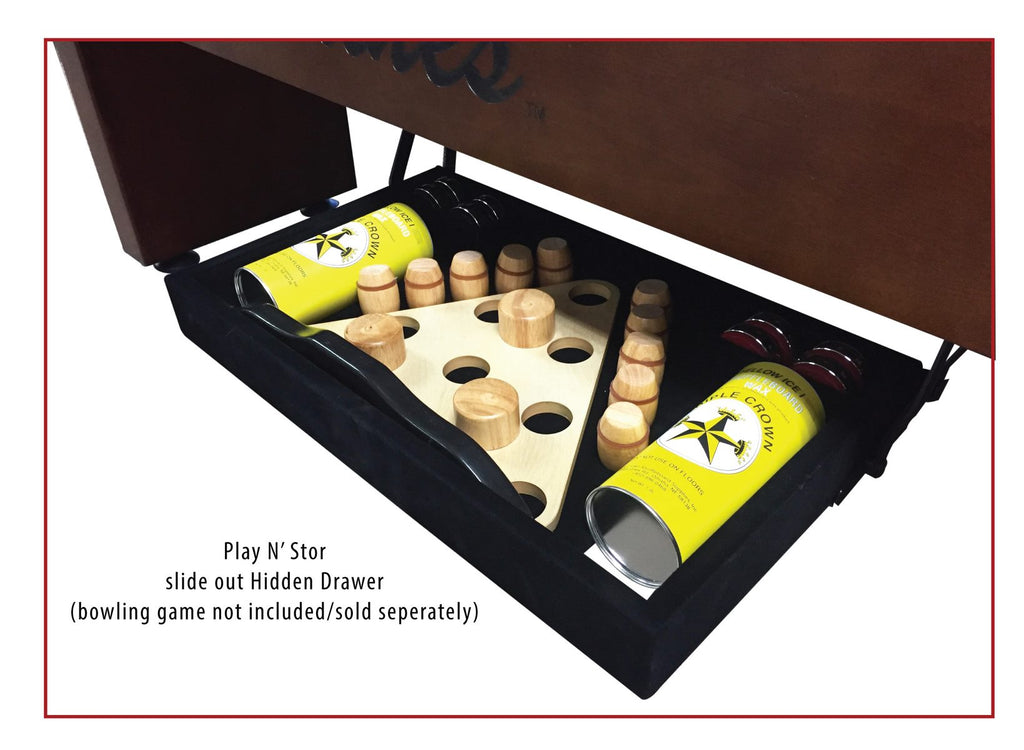 Georgia Tech Yellow Jackets NCAA Laser-Engraved Shuffleboard Table