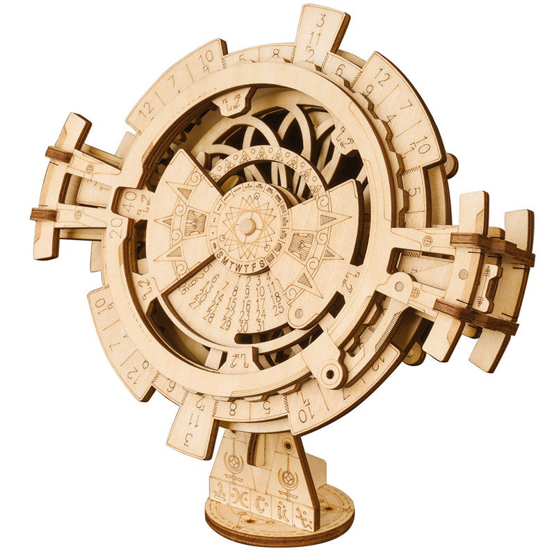 Vintage Mechanical Wooden Film Projector – 3D Puzzle Model Kit Projector