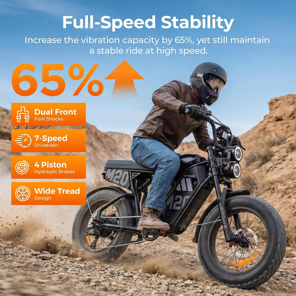 Electric Off-Road Dirt Bike 40MPH, 90/180 Miles Long Range Fast Charging Ebike, Hydraulic Brakes Dual Suspension Mountain E Bike for Adults Teens Outdoor Trail Riding