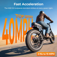 Load image into Gallery viewer, Electric Off-Road Dirt Bike 40MPH, 90/180 Miles Long Range Fast Charging Ebike, Hydraulic Brakes Dual Suspension Mountain E Bike for Adults Teens Outdoor Trail Riding