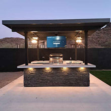Load image into Gallery viewer, KoKoMo Outdoor Kitchen BBQ Island with Dual TVs