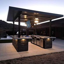 Load image into Gallery viewer, KoKoMo Outdoor Kitchen BBQ Island with Dual TVs