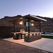 Load image into Gallery viewer, KoKoMo Outdoor Kitchen BBQ Island with Dual TVs