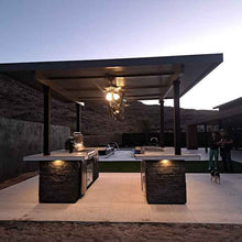 Load image into Gallery viewer, KoKoMo Outdoor Kitchen BBQ Island with Dual TVs